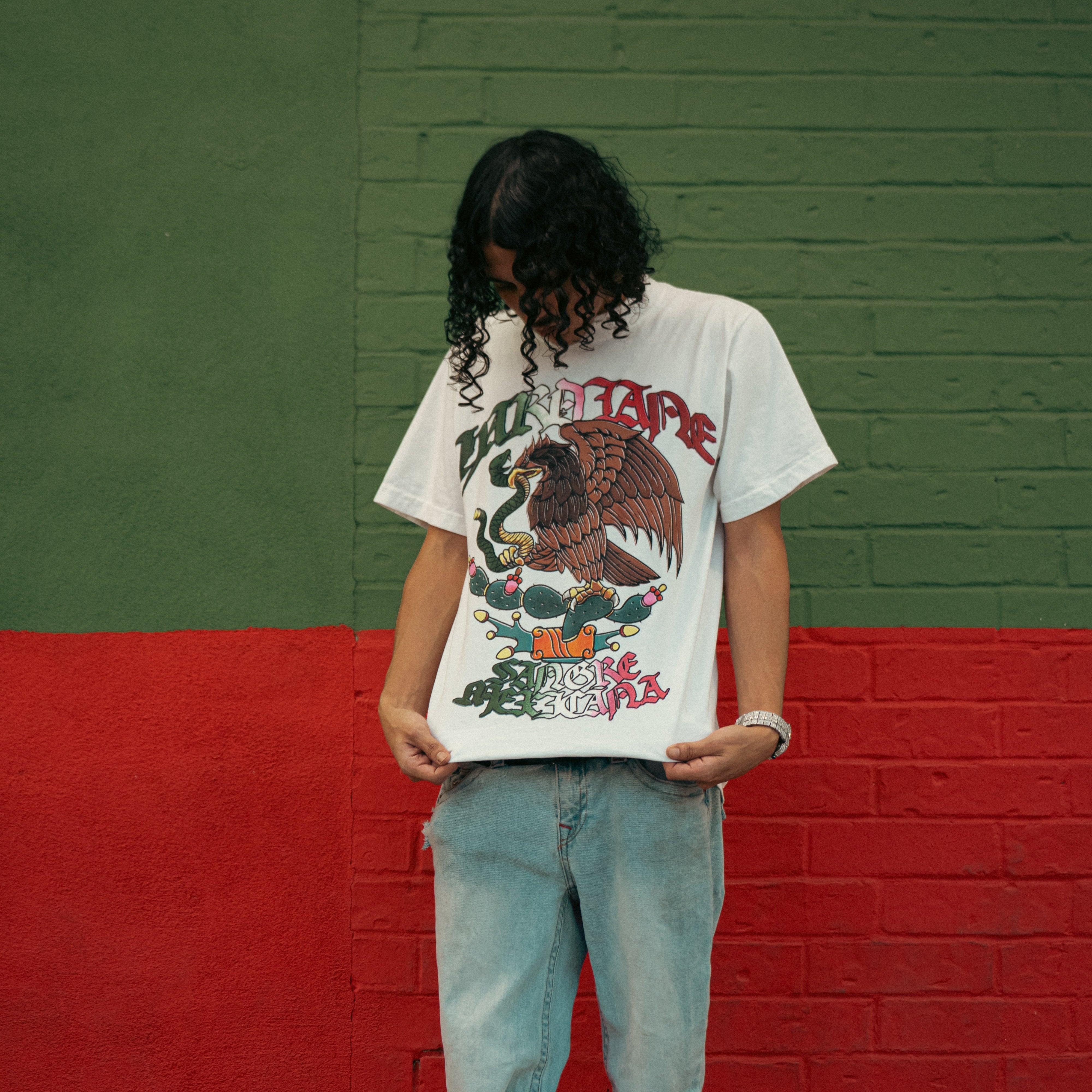 Sangre Mexicana White Tee