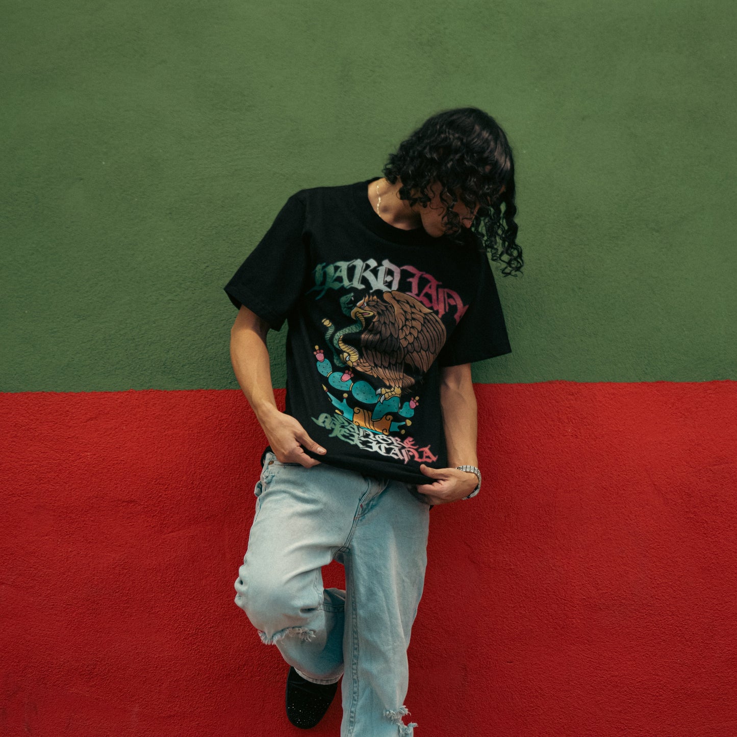 Sangre Mexicana Black Tee